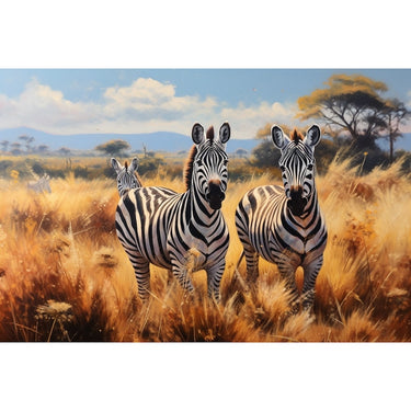 Zebra Painting Wall Art